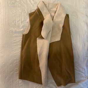 Splendid Beige and Brown Vest